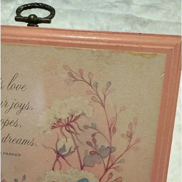 1980 Hallmark Mother Poem Butterfly Wall Plaque Decor Cottage Mothers Day Gift - Picture 5 of 9